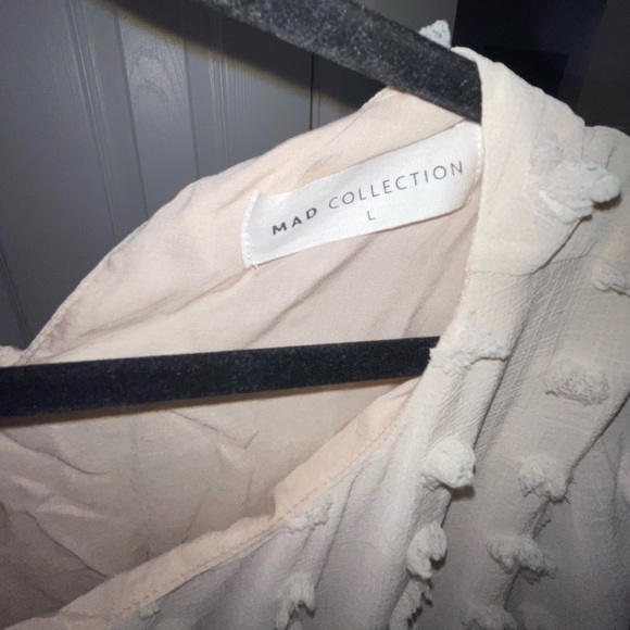 A Line Style Polka Dot Dress Bell Sleeves - Picture 3 of 3